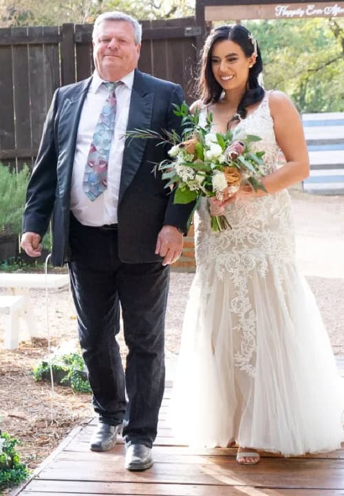 Walking the Bride down the aisle