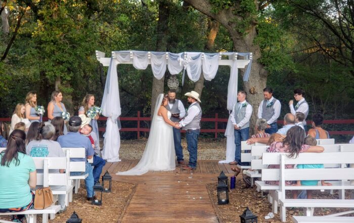 Open Air Chapel Weddings in Fort Worth Country Memories